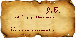 Jobbágyi Bernarda névjegykártya